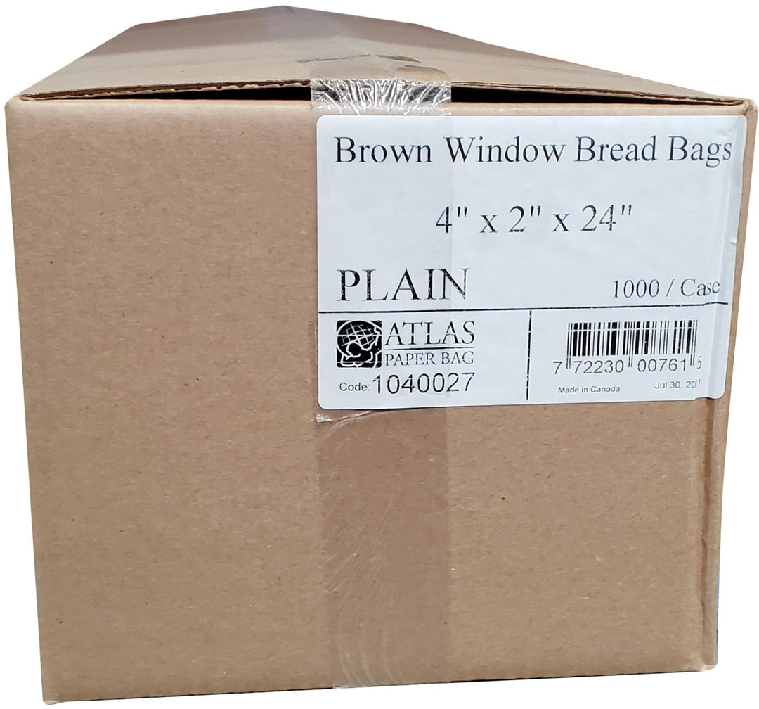 VSO - Atlas - Bread Bags - Plain - Window - 4x2x24 - 1040027