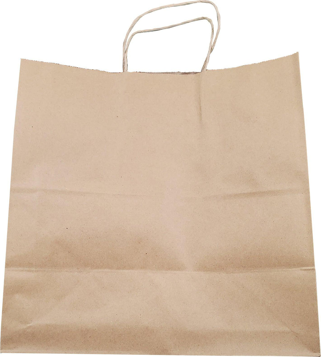 Eco-Craze - 13x7x13 Kraft Paper Bag - Twisted Handle - 250 count