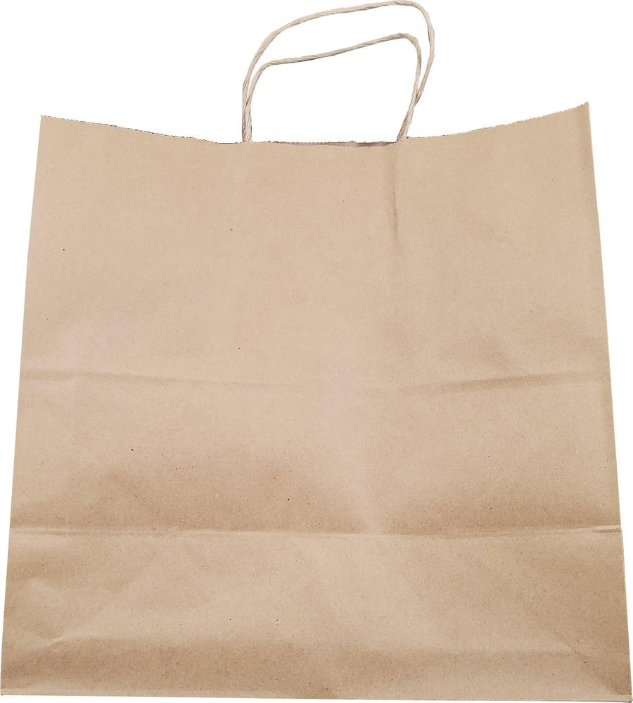Eco-Craze - 13x7x13 Kraft Paper Bag - Twisted Handle - 250 count
