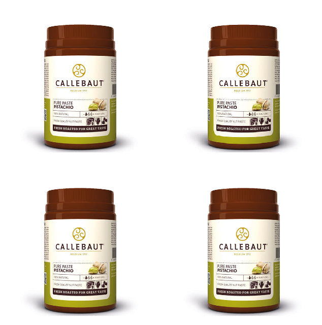 Barry Callebaut - Pure Pistachio Paste - 4 x 1KG - 100% Natural - Canadian Distribution - Wholesale Distributor