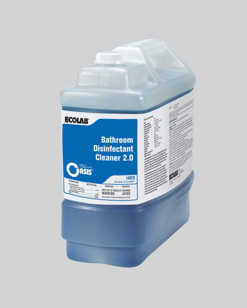 Cleaner Disinfectant Bathroom - 2 x 2 L - Ecolab - Packaging and Accessories - Restaurant Supplies and Equipment - Canadian Distribution