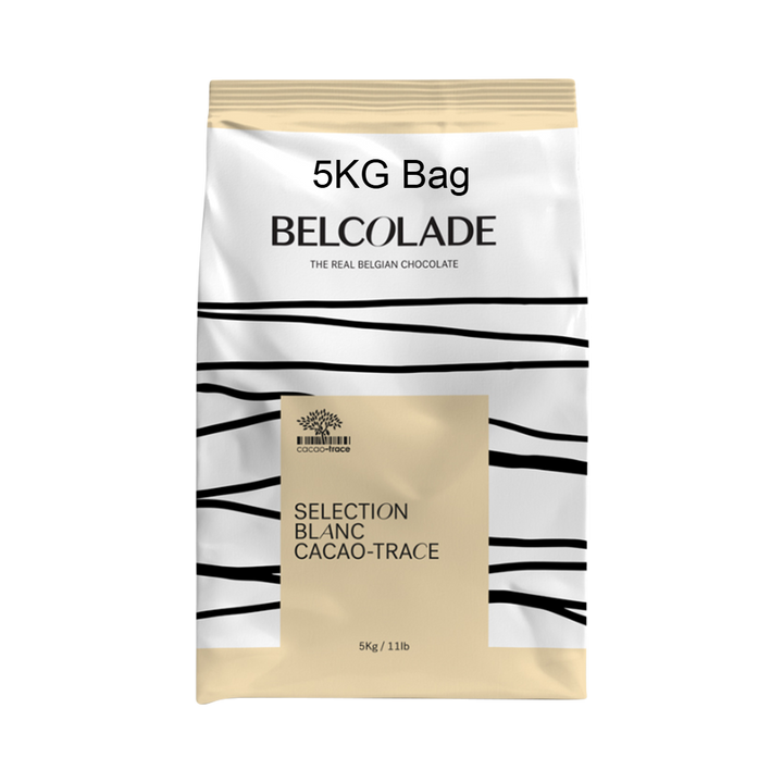 Belcolade Blanc Selection 28% White Couverture Chocolate Discs - Canadian Distribution