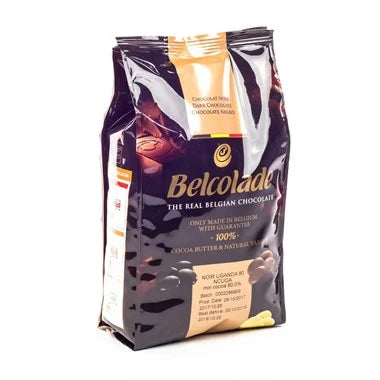 Belcolade - 80% Uganda Milk Drops - 8x1 KG - Canadian Distribution