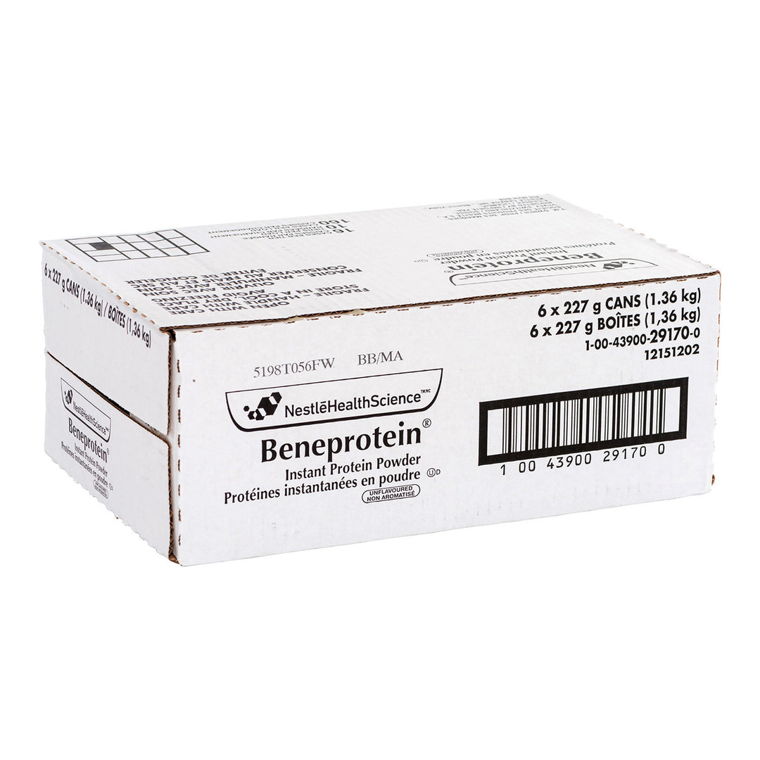 Sold by the case, Beneprotein® Instant Protein Powder - 6 x 227 Grams - Nestle Health Science - Healthcare and Wellness - Canada