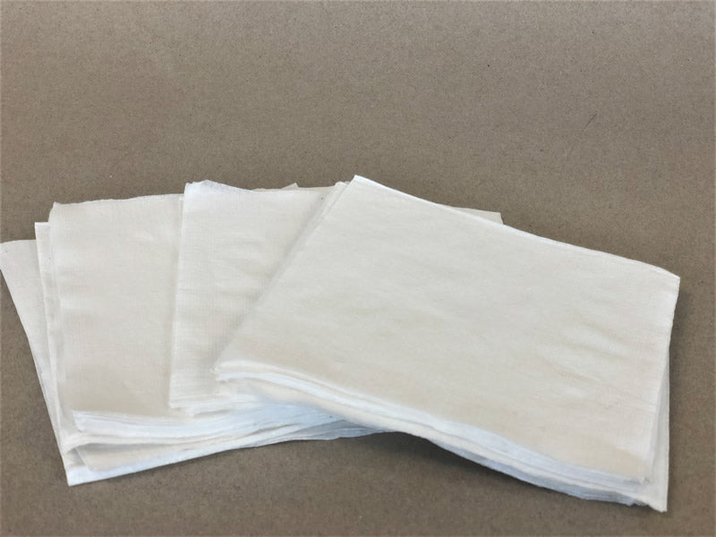 1 Ply White Beverage Sugarcane Napkin 4000cs
