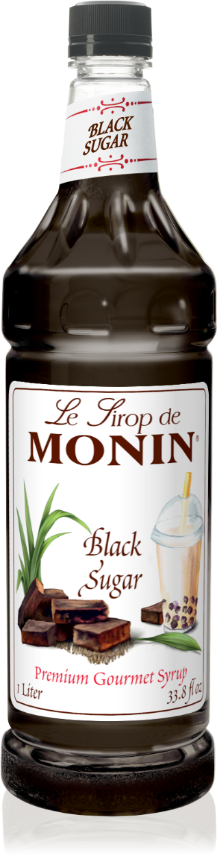 Black Sugar Syrup - Monin - Premium Syrups and Flavourings - 4 x 1 L per case