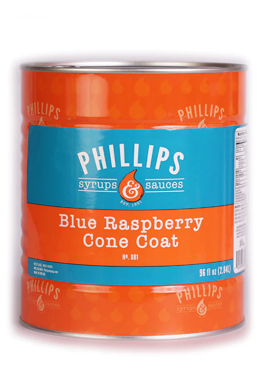 Blue Raspberry Cone Coating | Phillips Syrups and Sauces | Ice Cream Essentials | Foodservice Canada