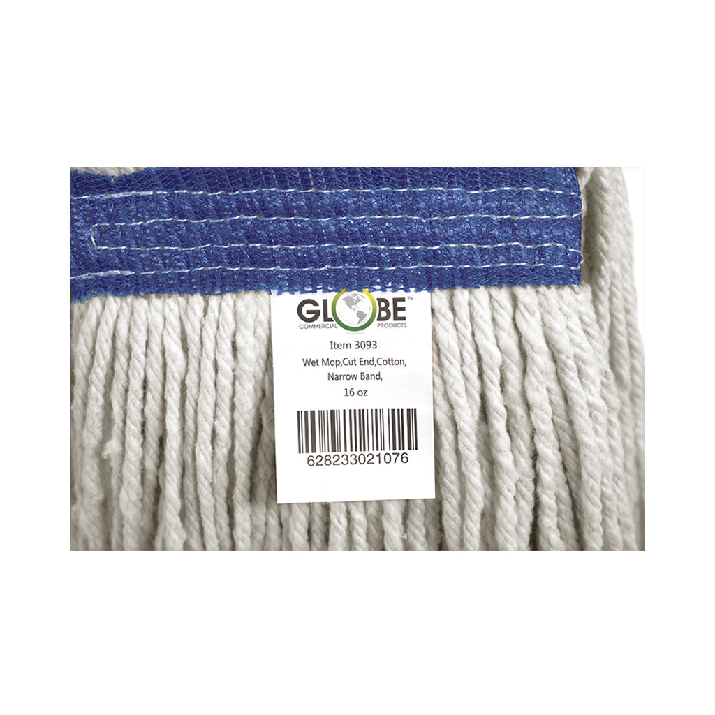 Cot-Pro® Cotton Narrow Band Wet Cut End Mop - Sold By The Case
