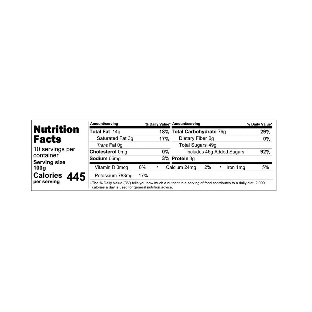 Vietnamese Coffee Powder Nutrition Facts