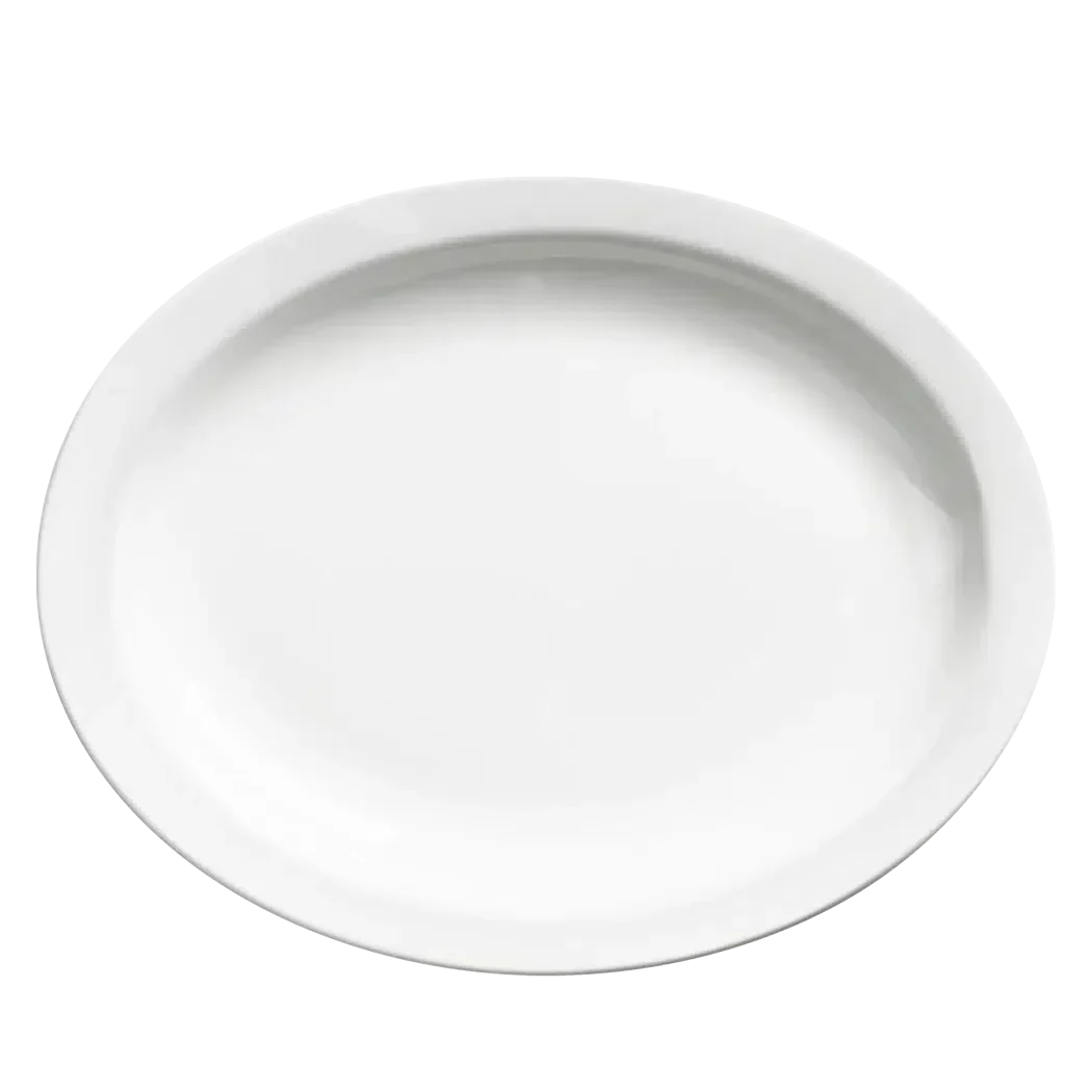 Browne - Oval Platter 13 1/8" -33.3 CM - White - 563969