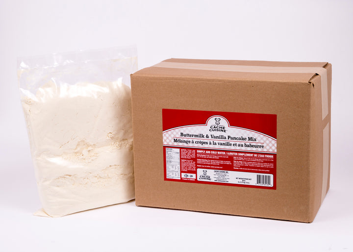 Buttermilk &amp; Vanilla Pancake Mix - Case of 6 x 5 Lb. - Simply Add Water - Product of Canada