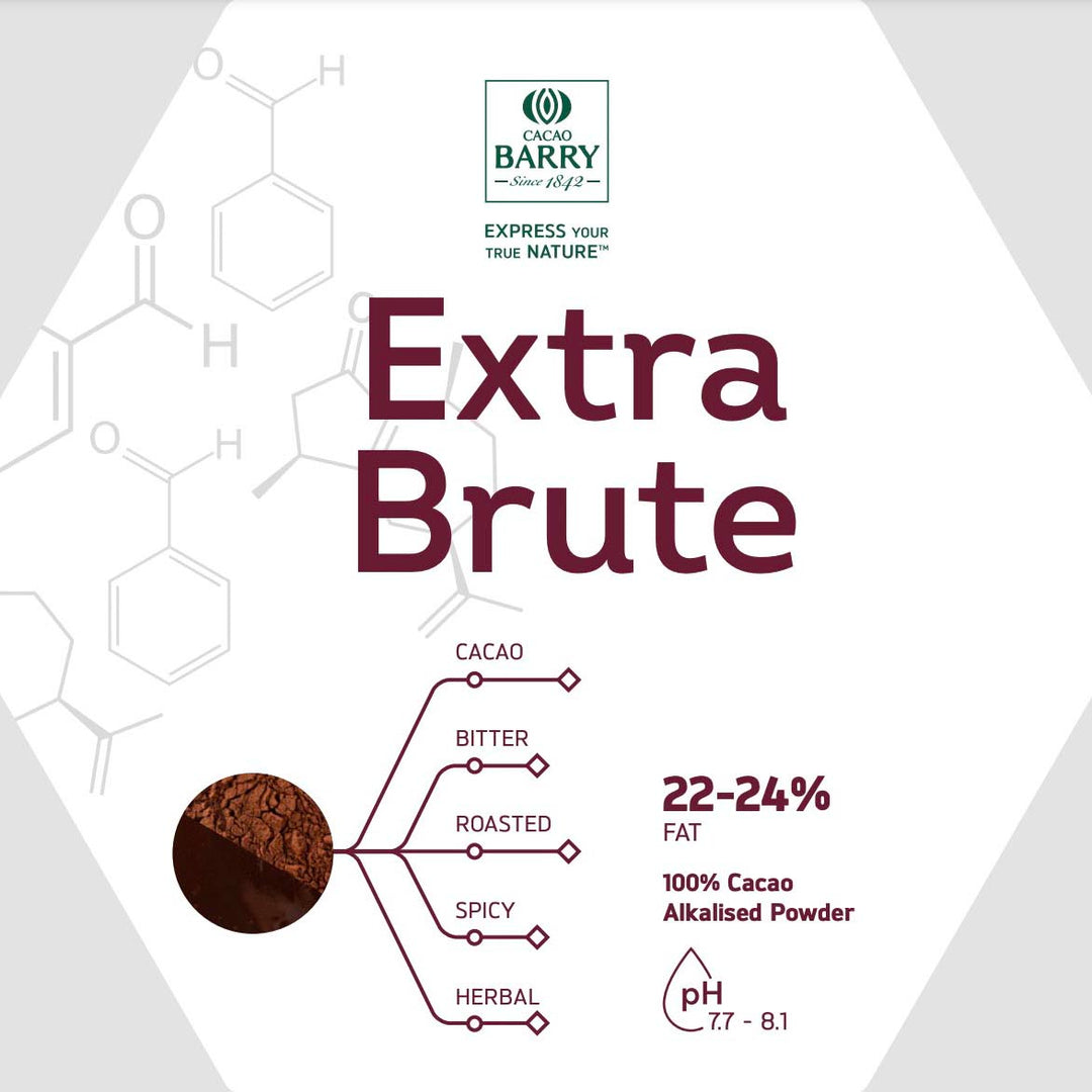 CACAO BARRY Extra Brute – Universal Cocoa Powder, 1kg