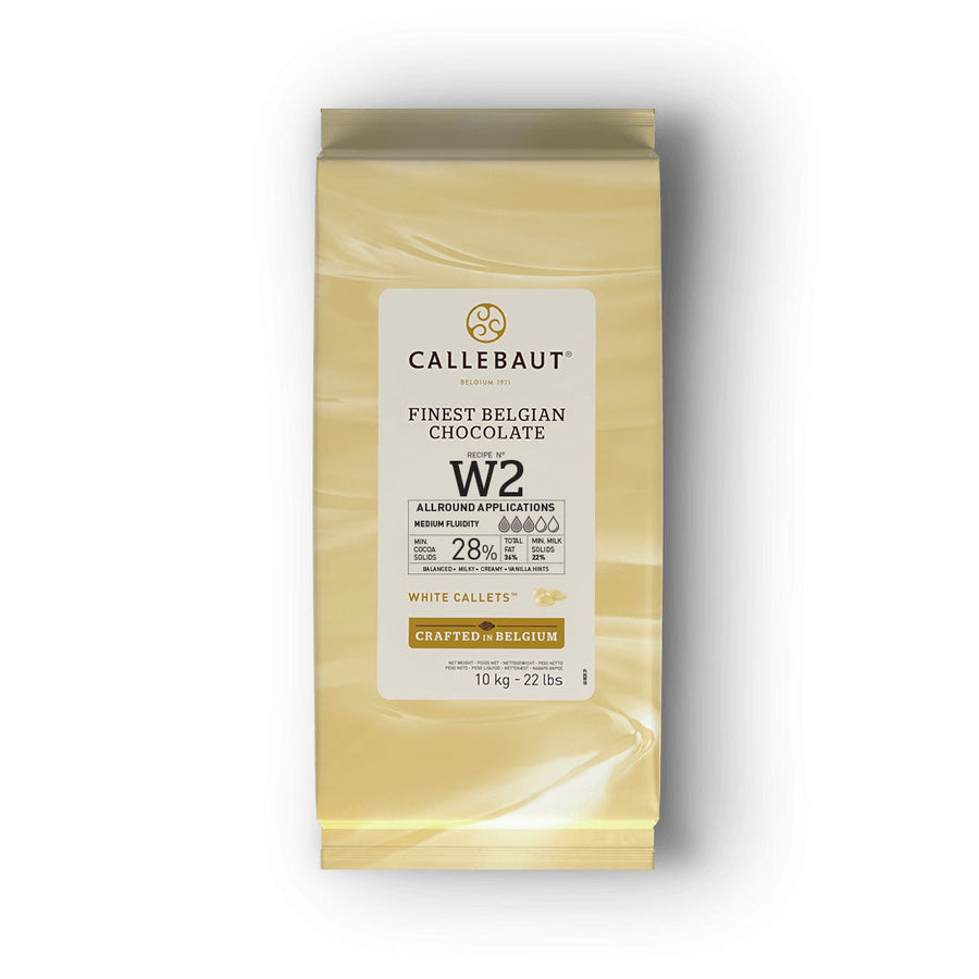 CALLEBAUT W2 – 28% White Chocolate Couverture - 10kg