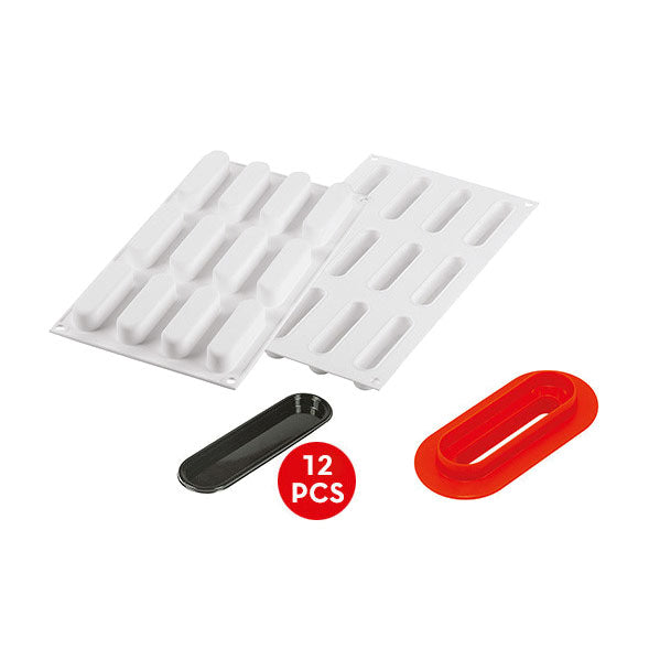 SILIKOMART Caroline 30 (Silicone Mould + Cutter) - Canadian Distribution - Ships Free Within Canada on Orders Above CAD $199