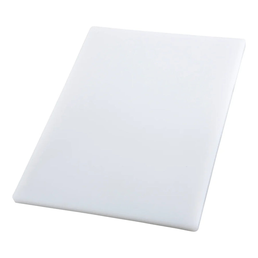 White Rectangular Cutting Board - 12" x 18" x 3/4" - CBH-1218 - Winco