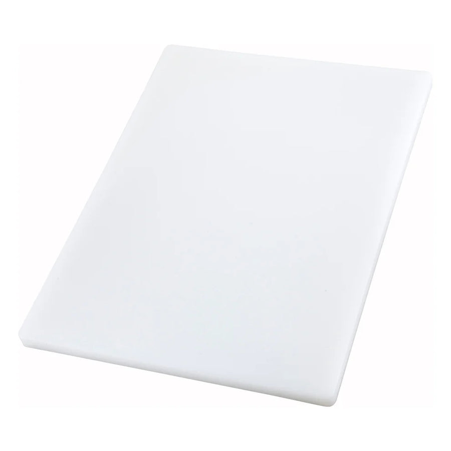 White Cutting Board - 12" x 18" x 1" - CBXH-1218 - Winco