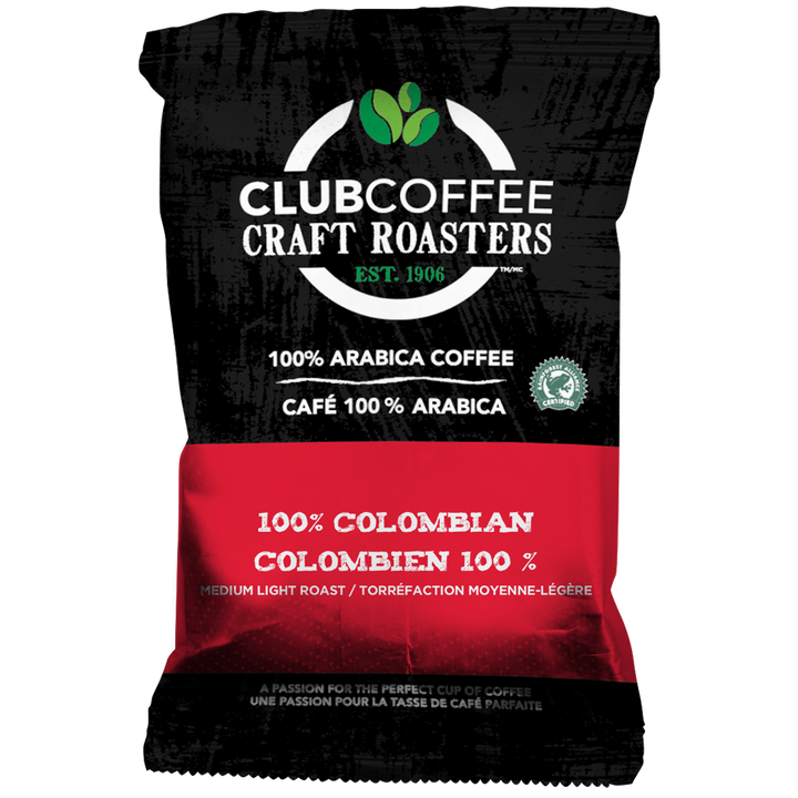 Club Coffee Craft Roasters | 100% Colombian | Fractional Packaging