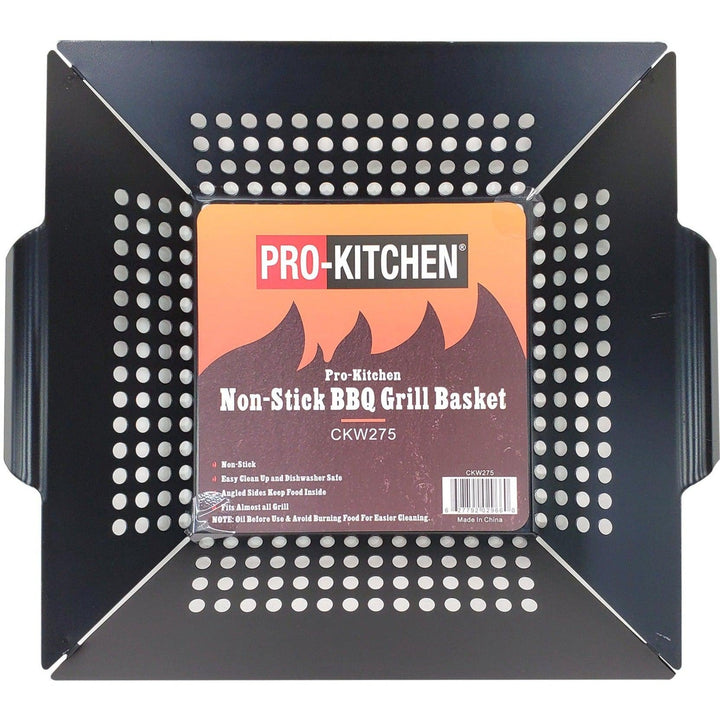 CLR - Pro-Kitchen - Non-Stick BBQ Grill Basket 13.5x12"