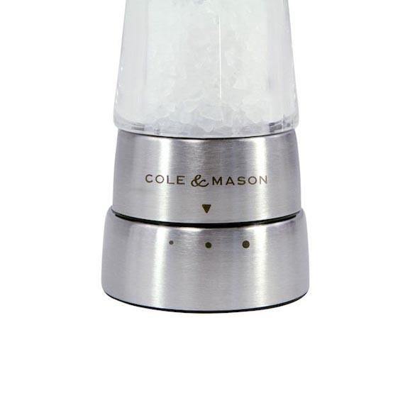COLE & MASON Derwent S/S Salt Mill