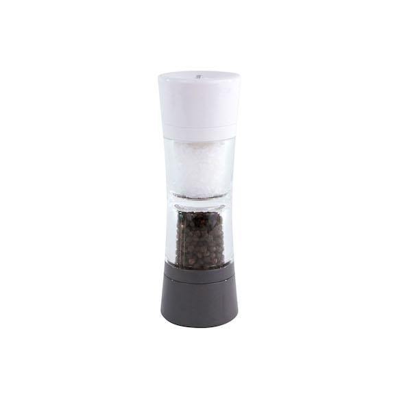 COLE & MASON Lincoln White & Grey Duo Salt & Pepper Mill, 7.5 in (19 cm) - Canadian Distribution - Ships Free Within Canada on Orders Above CAD $199