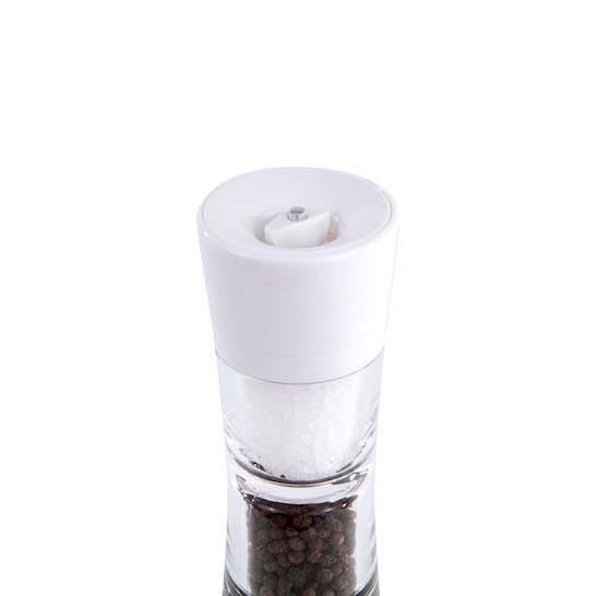 COLE & MASON Lincoln White & Grey Duo Salt & Pepper Mill, 7.5 in (19 cm) - Canadian Distribution - Ships Free Within Canada on Orders Above CAD $199
