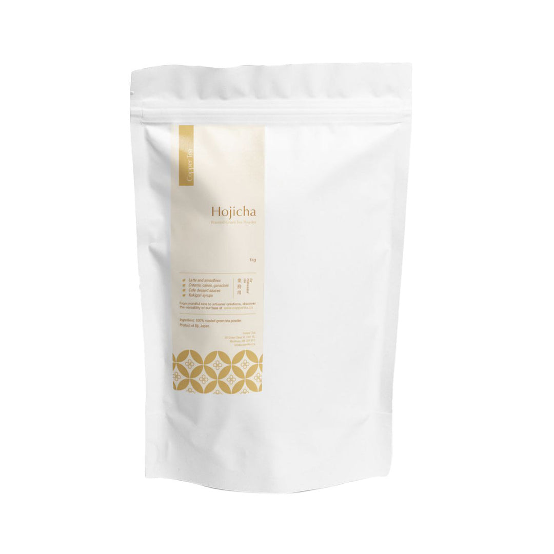 Premium Hojicha – Light Roast Powdered Green Tea by Copper Tea, 1kg