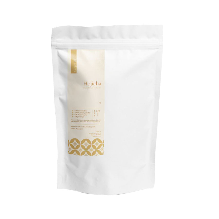Premium Hojicha – Light Roast Powdered Green Tea by Copper Tea, 1kg