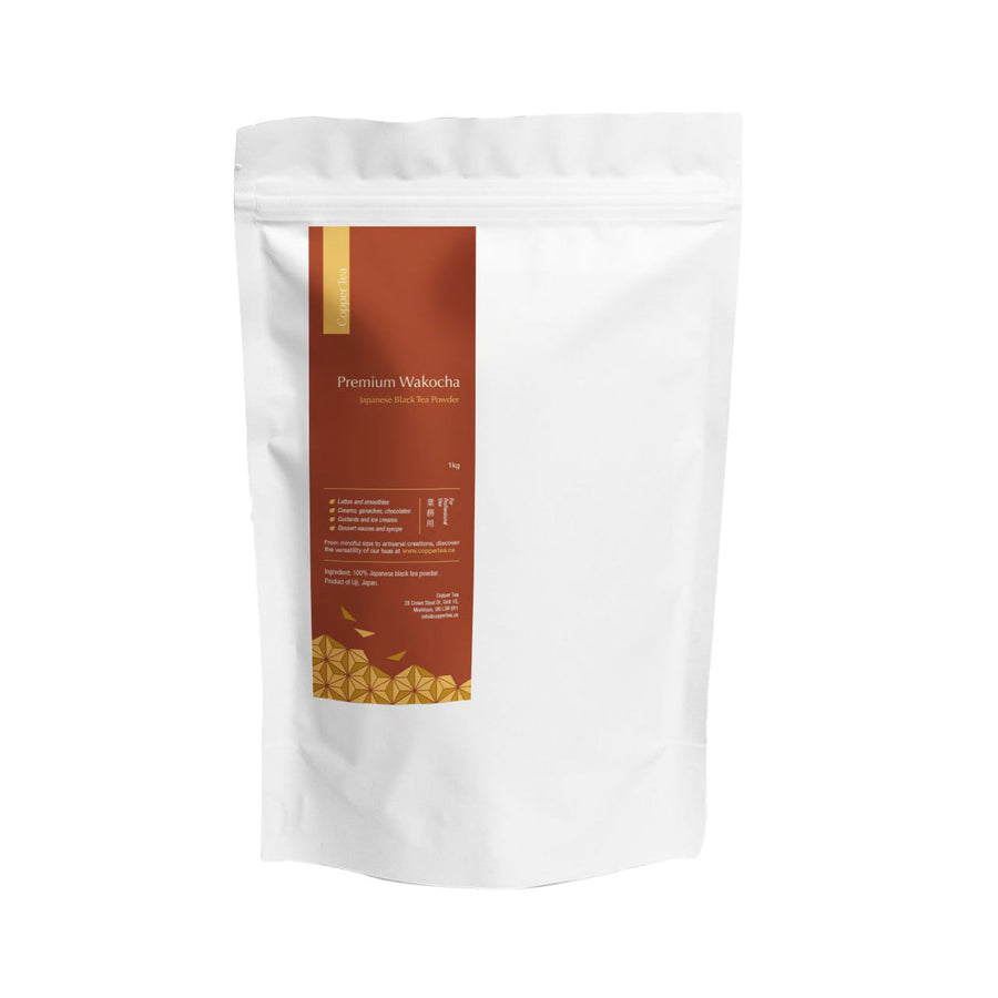 Premium Wakocha – Powdered Japanese Black Tea by Copper Tea, 1kg