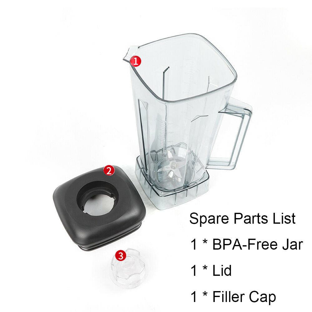 CRANDDI replacement jar for YL-010 and Compatible with Vitamix 5200