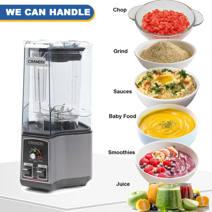 CRANDDI  Professional Blender K85 Grey