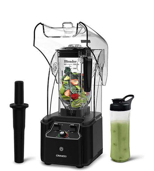 CRANDDI Commercial Quiet Blender K90 Black