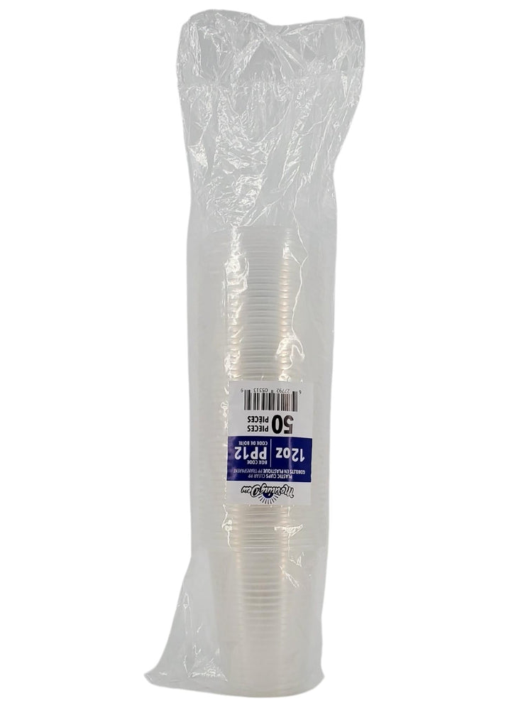 Morning Dew - 12oz Translucent Cups - Plastic - 20 x 50 count
