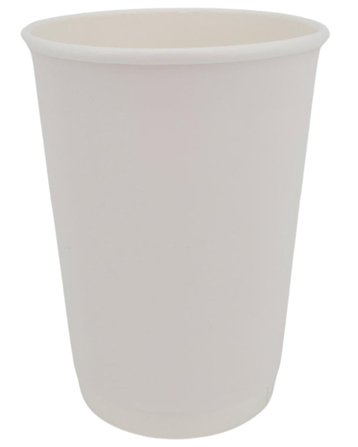 Morning Dew - 12 oz Hot Paper Cup - Double Wall - White - 20 x 25 count