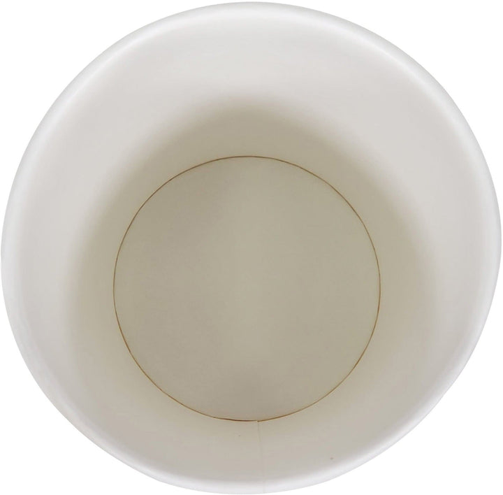 Morning Dew - 10 oz Squat Hot Paper Cup - Ripple - Kraft - 20 x 25 count