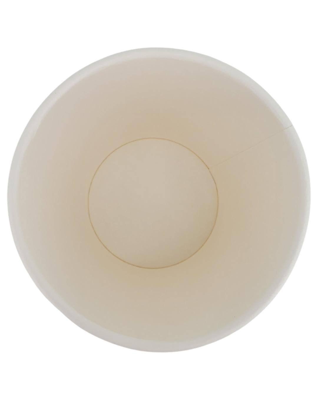 Morning Dew - 10 oz Squat Hot Paper Cup - Double Wall - White - 20 x 25 count