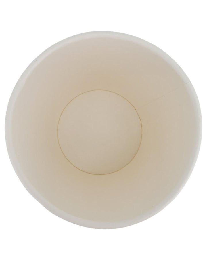 Morning Dew - 10 oz Squat Hot Paper Cup - Double Wall - White - 20 x 25 count