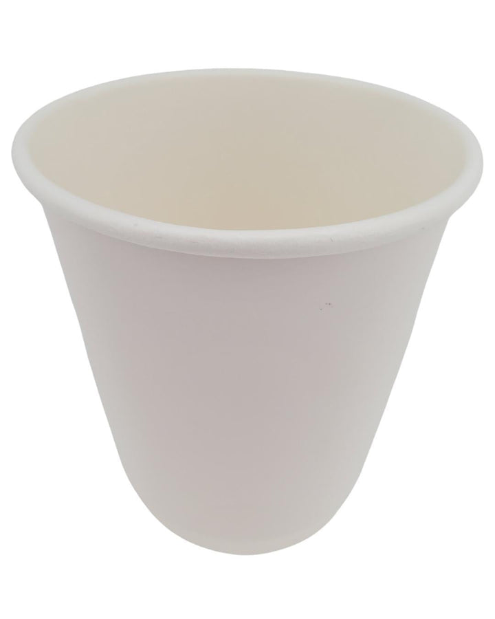 Morning Dew - 10 oz Squat Hot Paper Cup - Double Wall - White - 20 x 25 count