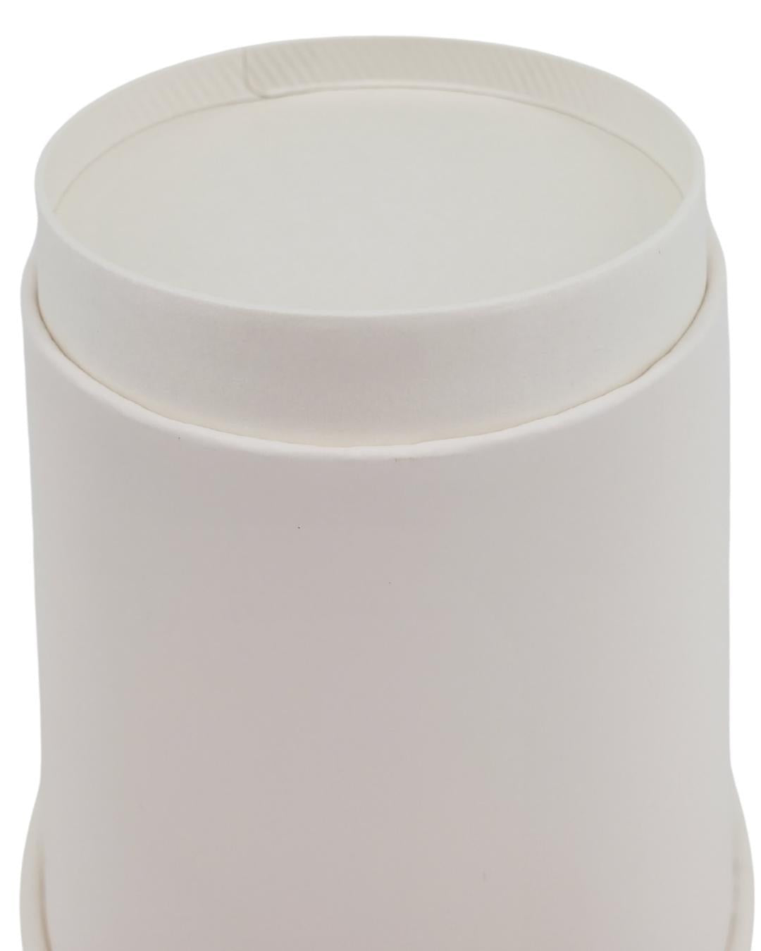 Morning Dew - 10 oz Squat Hot Paper Cup - Double Wall - White - 20 x 25 count