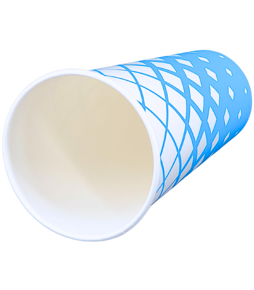 Morning Dew - 22oz Cold Paper Cups - Ice Blue Print - 20 x 25 count