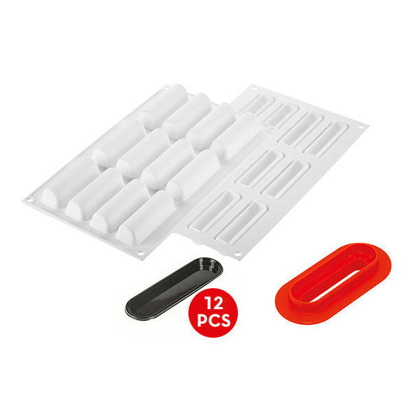 SILIKOMART Cylinder 30 (Silicone Mould + Cutter) - Canadian Distribution - Ships Free Within Canada on Orders Above CAD $199