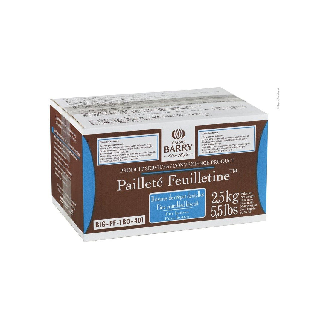 CACAO BARRY Fine Crumbled Biscuit – Paillete Feuilletine - 2.5kg