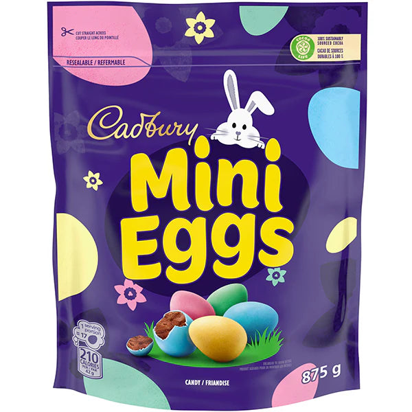 Cadbury Easter Mini Eggs - 875 g - Canadian Distribution - Ships Free Within Canada on Orders Above CAD $199