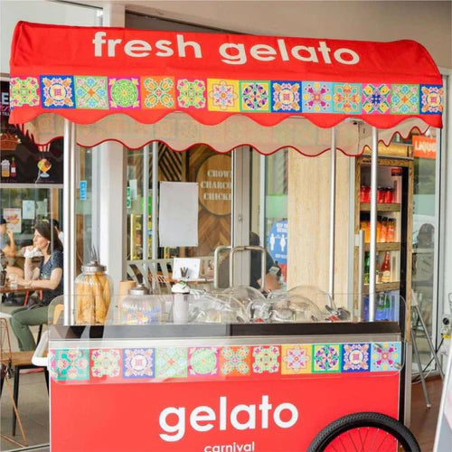 Top Churn V4 - Custom Gelato Cart - Make & Display Gelato, Ice Cream, & Sorbets