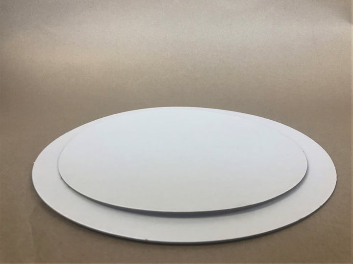 White Cake Circle - 7/9/10/12 inch - 250cs - Disposable Take Away Food Packaging - Canadian Distribution