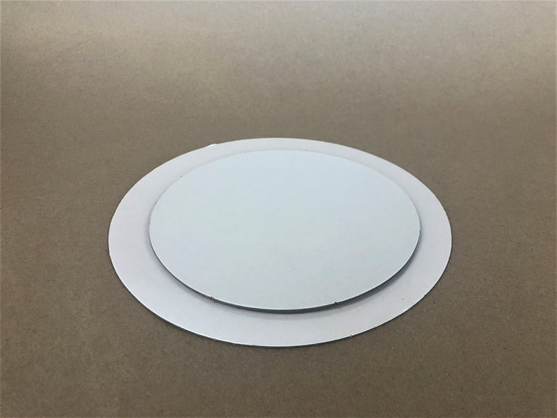 White Cake Circle - 7/9/10/12 inch - 250cs - Disposable Take Away Food Packaging - Canadian Distribution