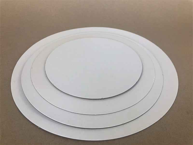 White Cake Circle - 7/9/10/12 inch - 250cs 
