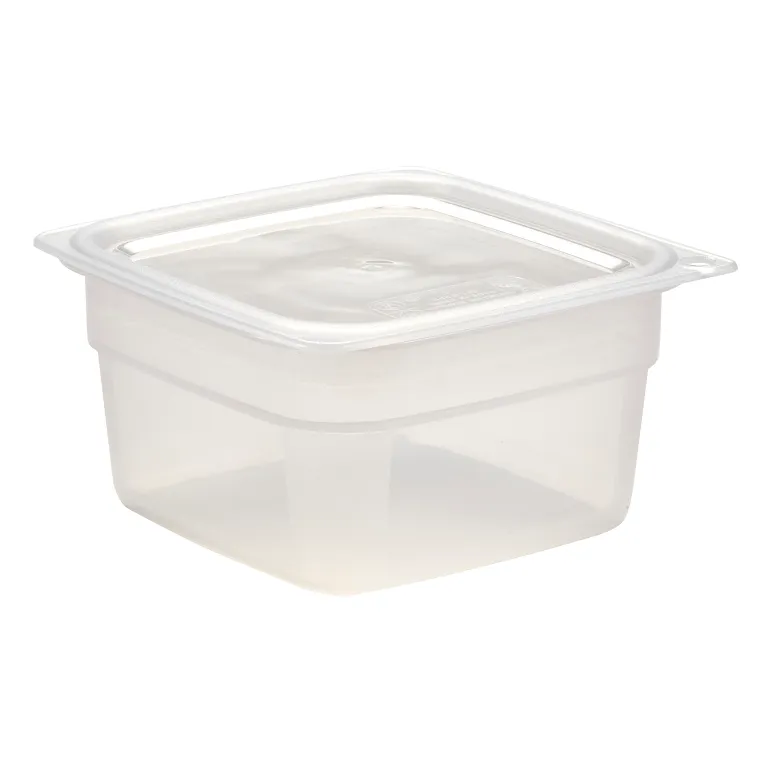 With Lid Cambro Food Storage Containers with Covers - Translucent Mini (4 x 1/2 Quart, 4 x 1 Quart, 8 x Covers) - Restaurant Equipment and Smallwares - Canadian Distribution
