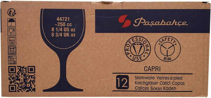 Pasabahce/Capri - Wine Glass 7.5oz/222ml - PG44412