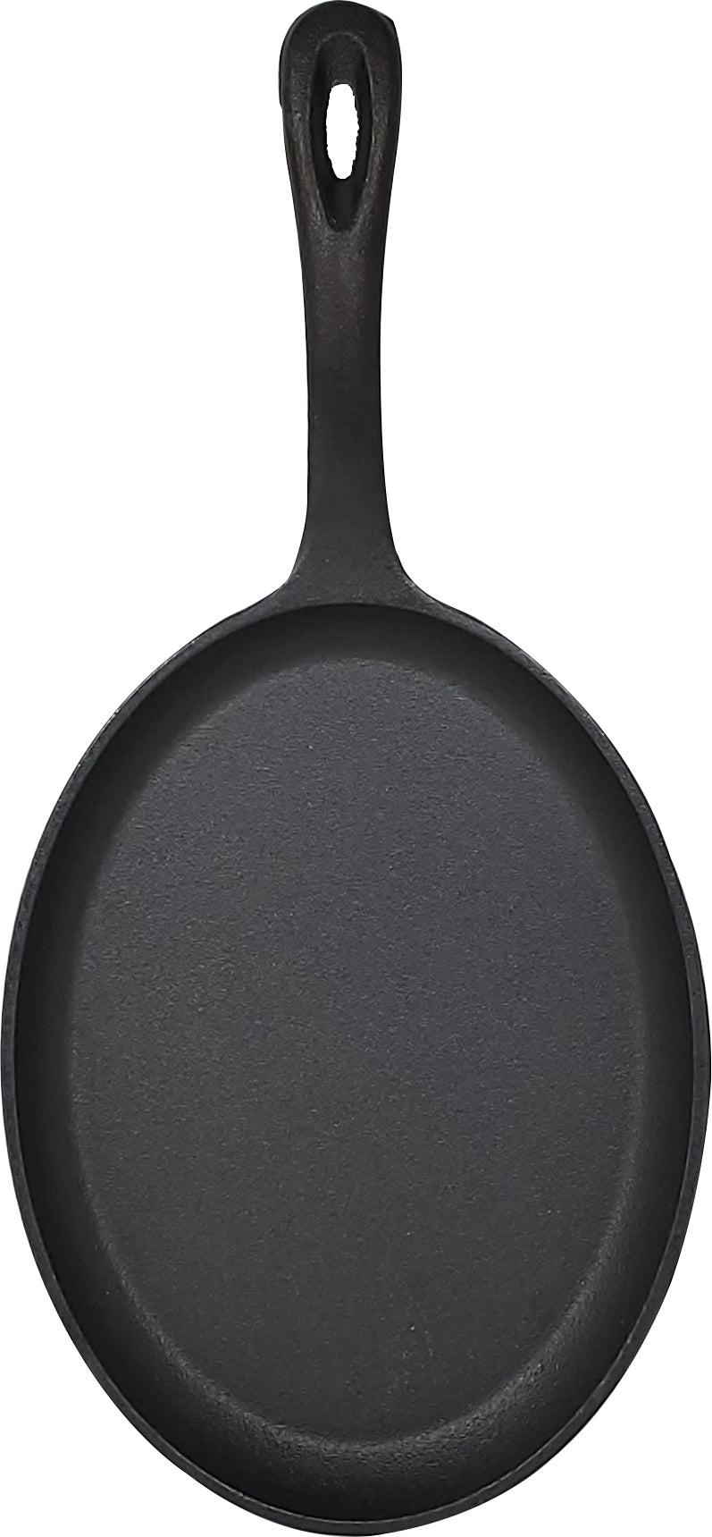 Cast Iron Oval Fry Pan - 14.5x7" - BG78P - 573722