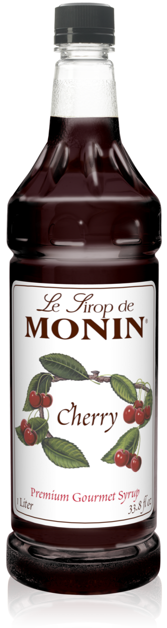 Cherry - Monin Canada - Premium Syrups and Flavourings - 4 x 1 L 